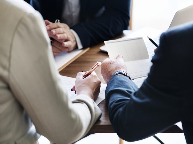 Business people investing on startup buiness